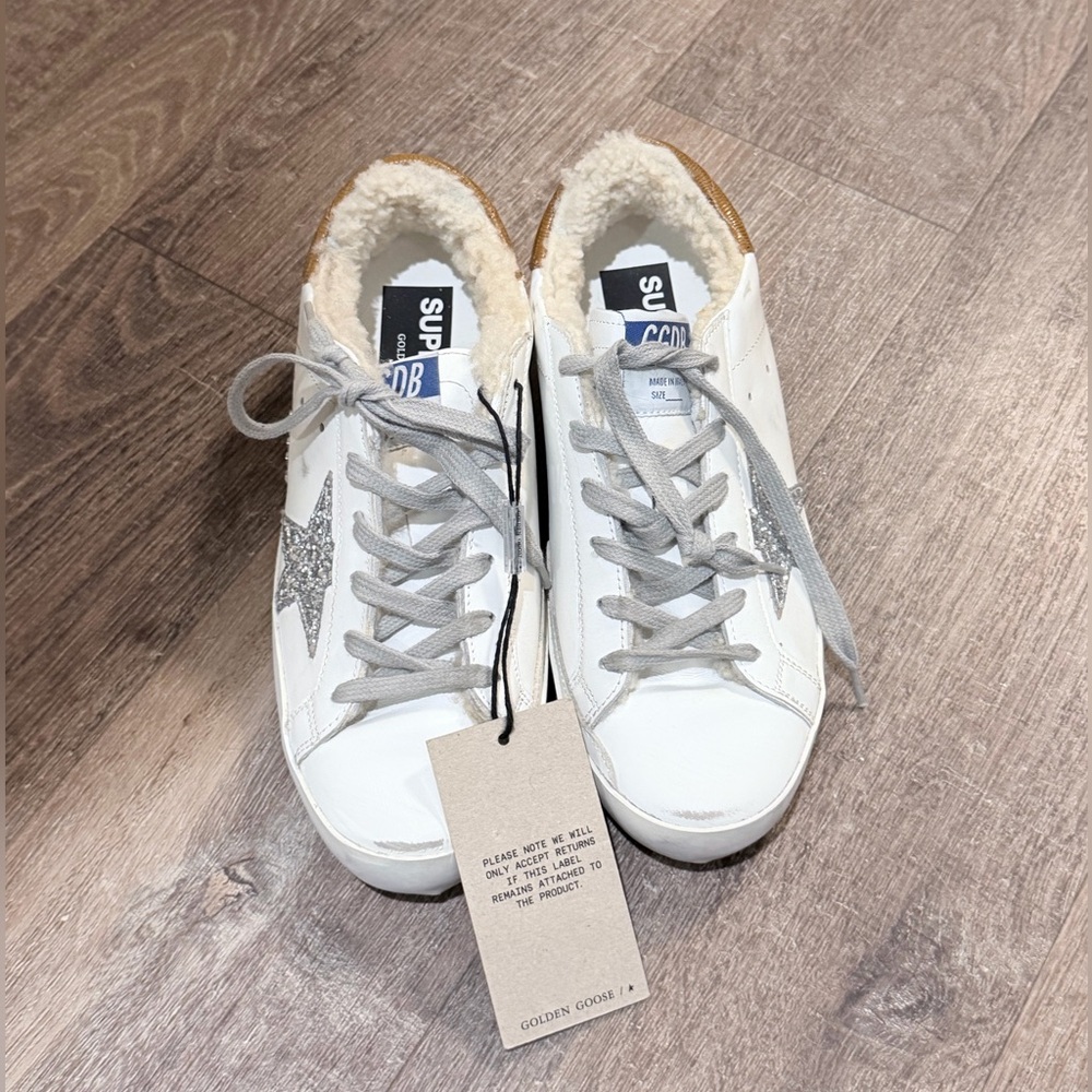 Golden Goose Superstar with Fur Lining Sneakers